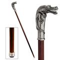 Design Toscano The Padrone Collection: Alligator Pewter Walking Stick PA9109